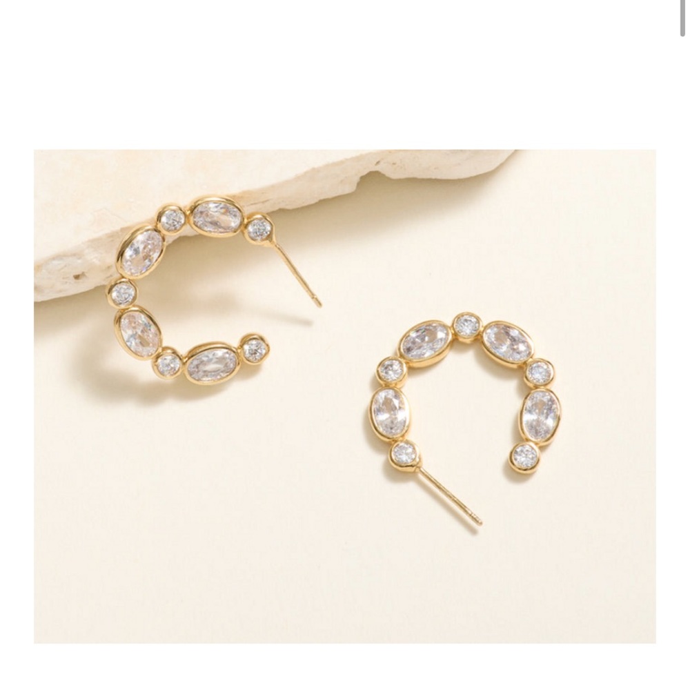 NWT Mignonne Gavigan Carina Hoop Earrings